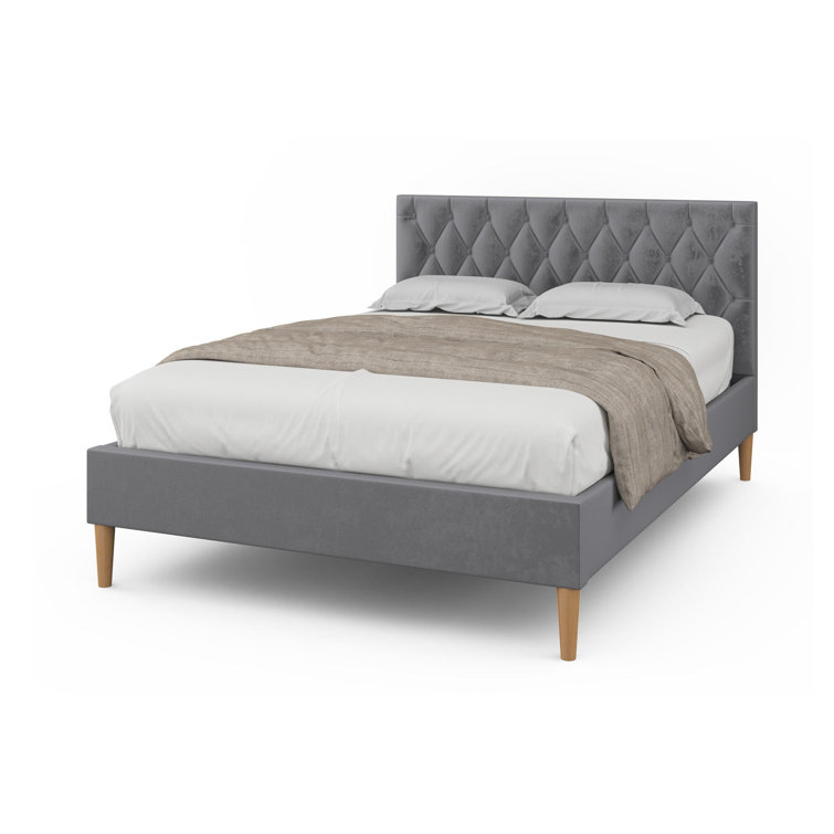 Mercer41 Mena Upholstered Bed with Mattress Wayfair.co.uk